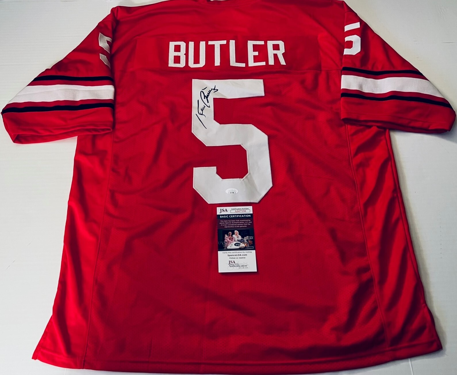 Kevin Butler Georgia Bulldogs signed Custom jersey autographed JSA
