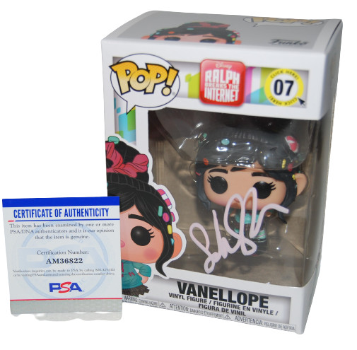 SARAH SILVERMAN signed (RALPH BREAKS THE INTERNET) #07 Funko Pop PSA/DNA AM36822
