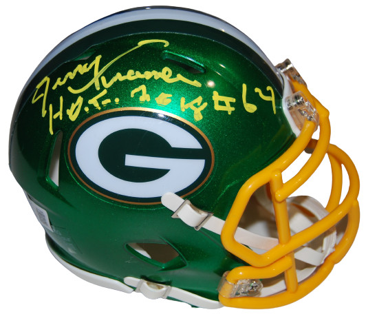 JERRY KRAMER signed (GREEN BAY PACKERS) mini football helmet BECKETT BAS BH15395
