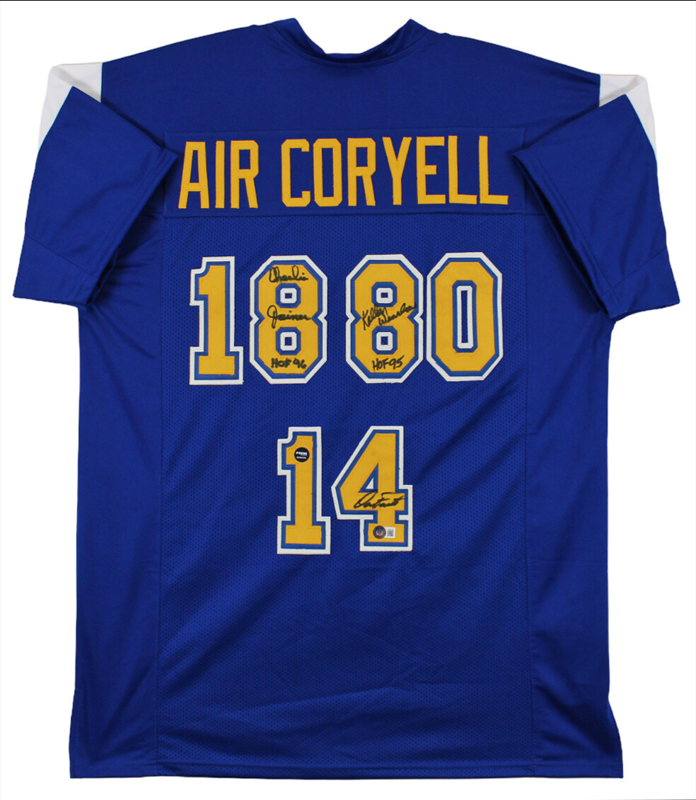 (3) FOUTS, WINSLOW & JOINER SIGNED BLUE TB PRO STYLE JERSEY BAS WITNESSED COLLECTIBLE MEMORABILIA