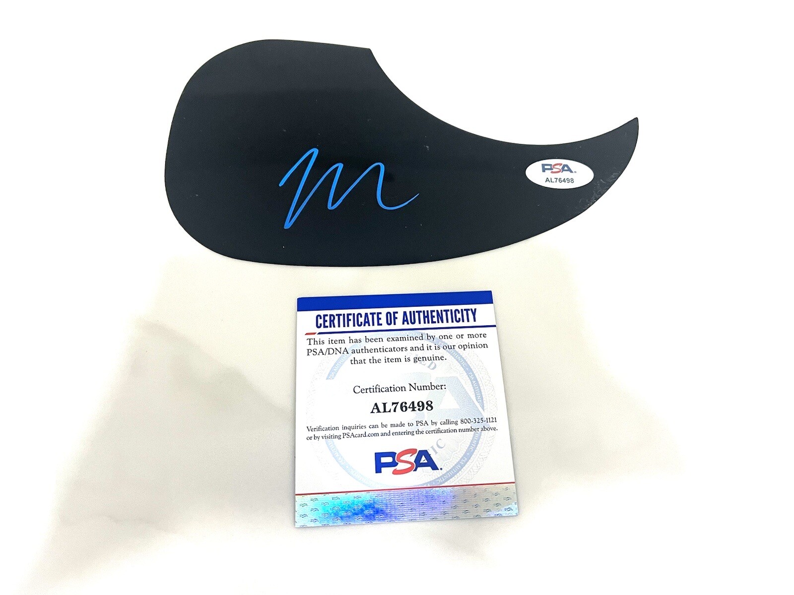 Morgan Wade Hand Signed Autographed Pickguard PSA DNA CERT #1