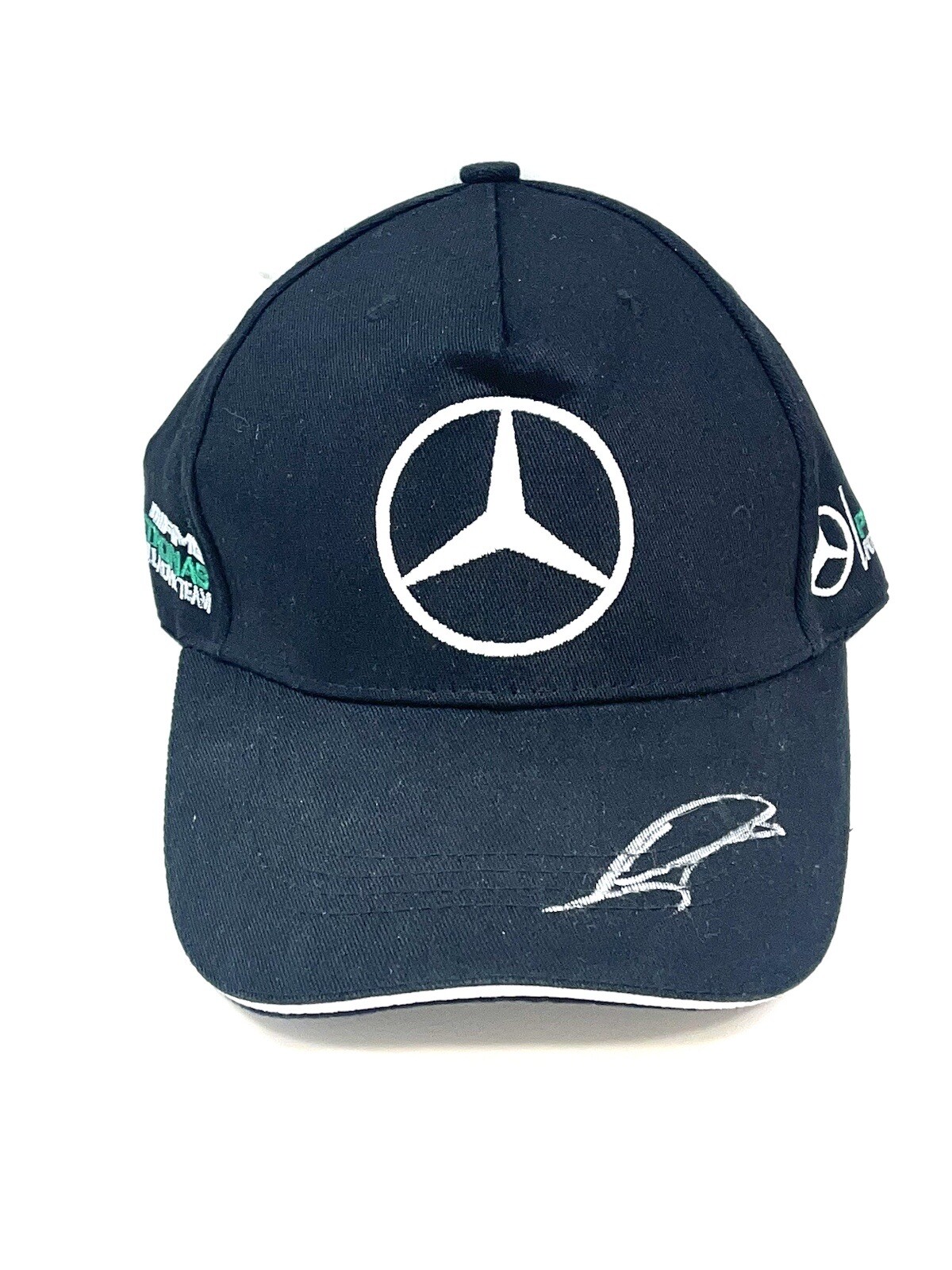 GEORGE RUSSELL Hand Signed Mercedes Racing Hat F1 Champion BECKETT #1