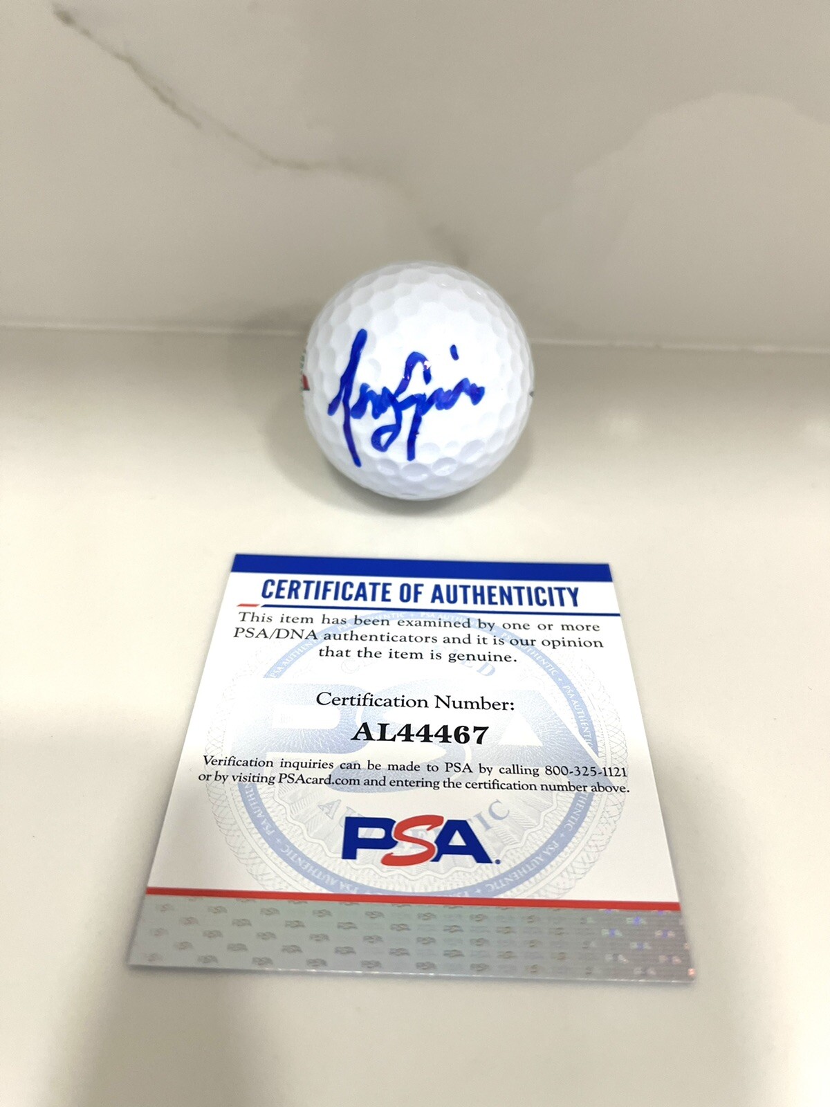 Tony Finau hand signed Masters golf ball PGA PSA DNA CERT