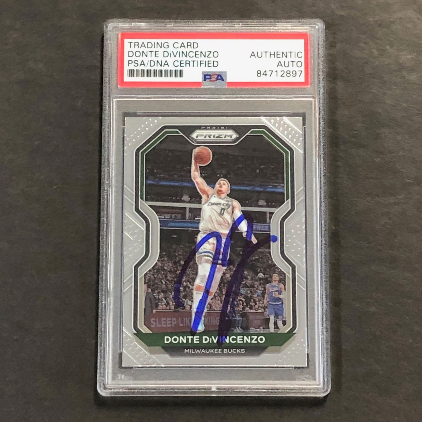 2020-2021 Panini Prizm #50 DONTE DIVINCENZO Signed Card AUTO PSA/DNA Slabbed Buc