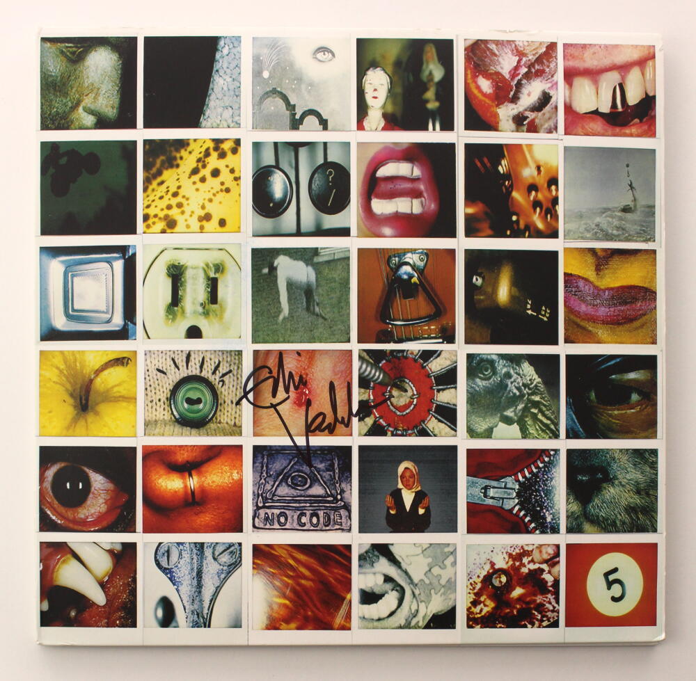 EDDIE VEDDER SIGNED AUTOGRAPH ALBUM VINYL RECORD - PERAL JAM NO CODE W/ JSA COA