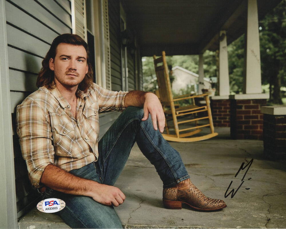 MORGAN WALLEN SIGNED AUTOGRAPH 8x10 PHOTO - COUNTRY MUSIC, IF I KNOW ME PSA COA