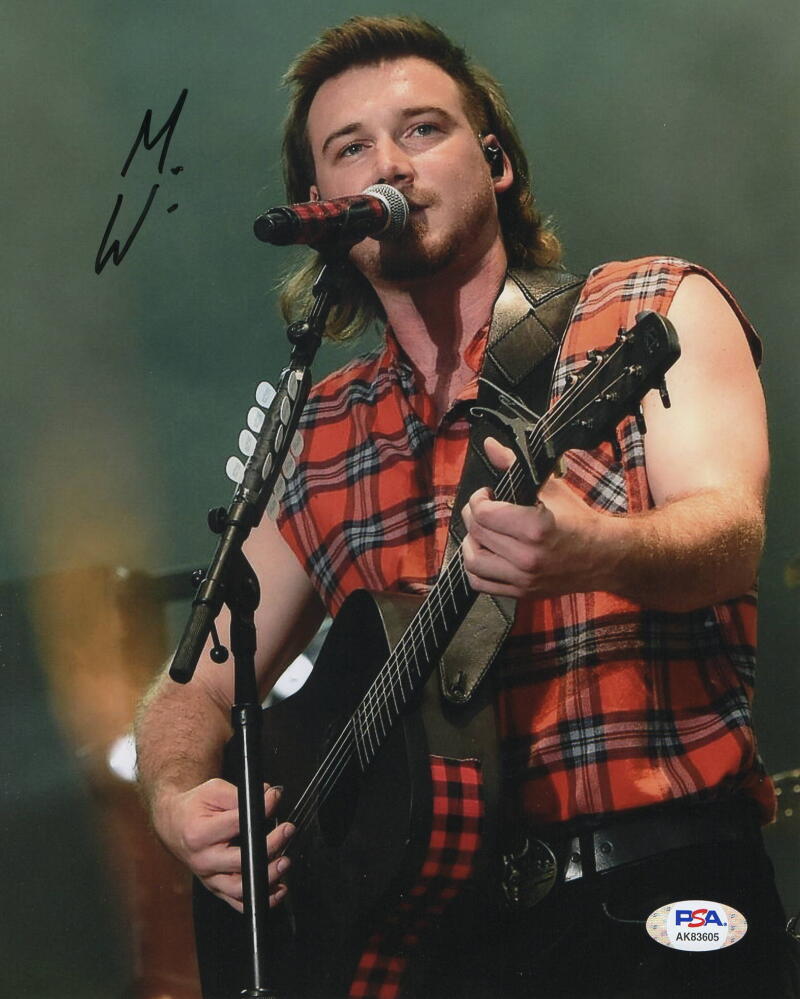 MORGAN WALLEN SIGNED AUTOGRAPH 8x10 PHOTO - COUNTRY MUSIC STAR VERY RARE PSA COA