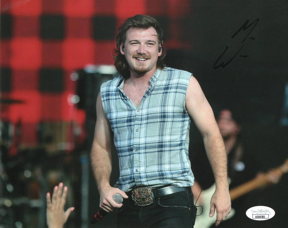 MORGAN WALLEN SIGNED AUTOGRAPH 8x10 PHOTO - COUNTRY MUSIC STUD DANGEROUS JSA COA