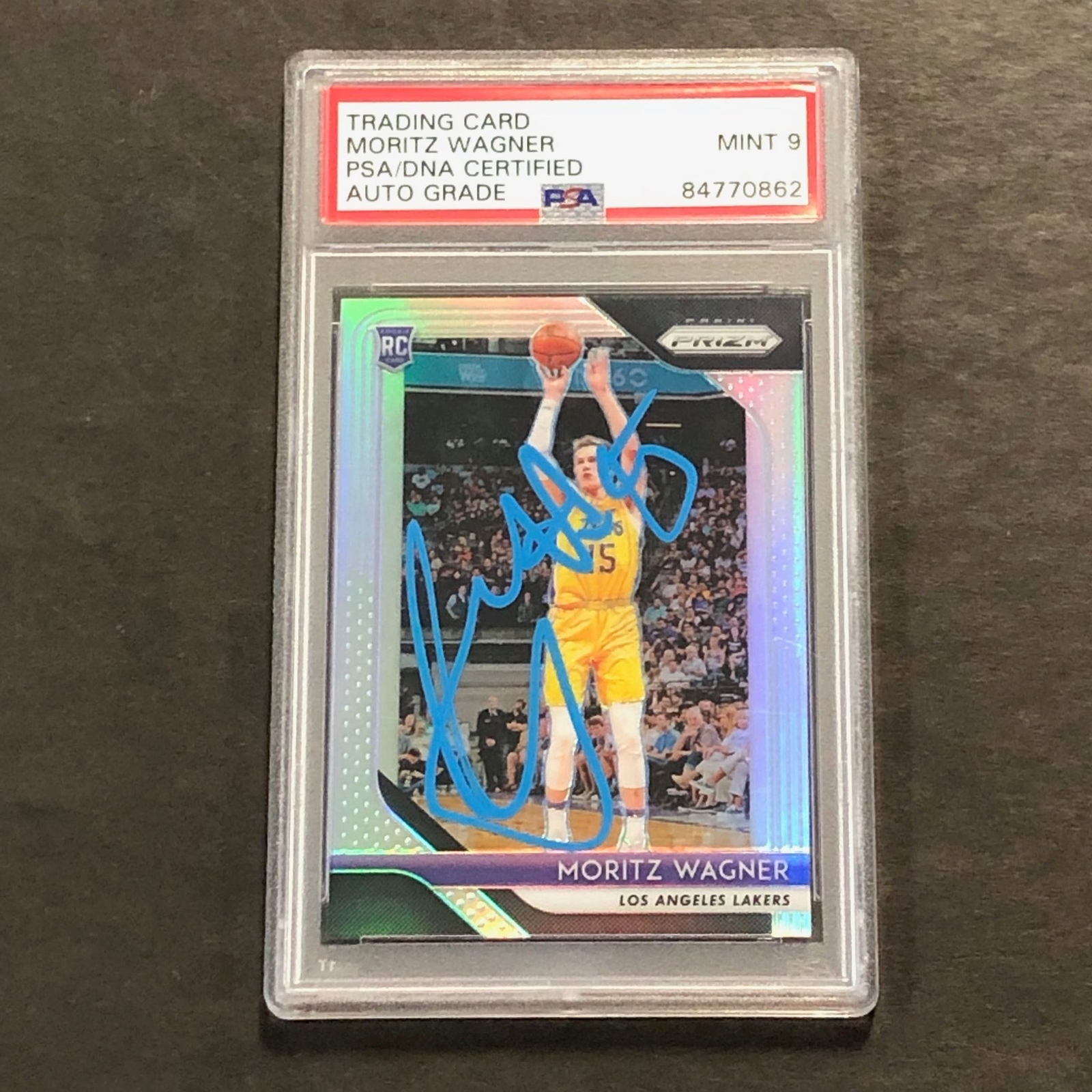 2018-19 Panini Silver Prizm #284 Moritz Wagner Signed Card AUTO 9 PSA Slabbed RC