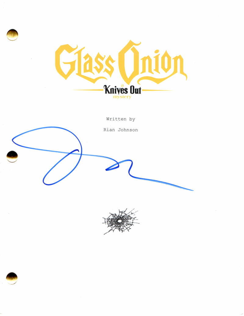 JANELLE MONAE SIGNED AUTOGRAPH GLASS ONION A KNIVES OUT MYSTERY MOVIE SCRIPT