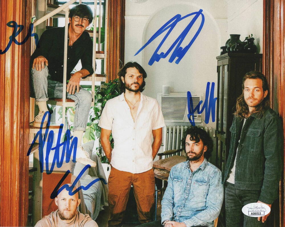 GOOSE BAND X5 SIGNED AUTOGRAPH 8X10 PHOTO - SHENANIGANS NITE CLUB W/ JSA COA