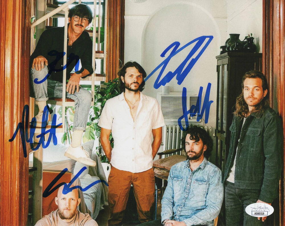 GOOSE FULL BAND (X5) SIGNED AUTOGRAPH 8X10 PHOTO PHISH LIKE JAM BAND W/ JSA COA