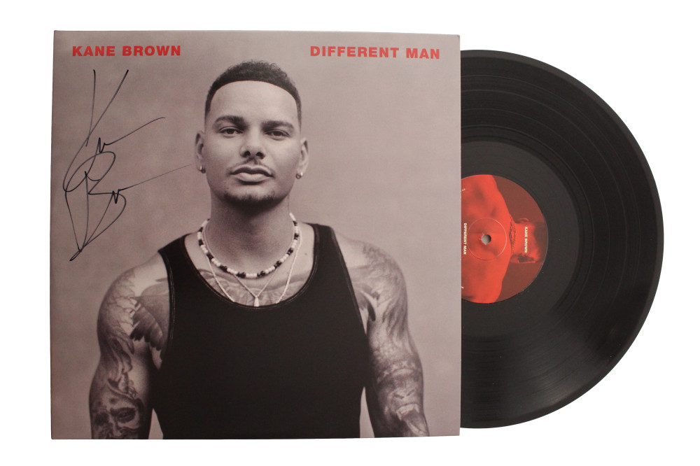 KANE BROWN SIGNED AUTOGRAPH ALBUM VINYL RECORD - RARE! DIFFERENT MAN W/ JSA COA