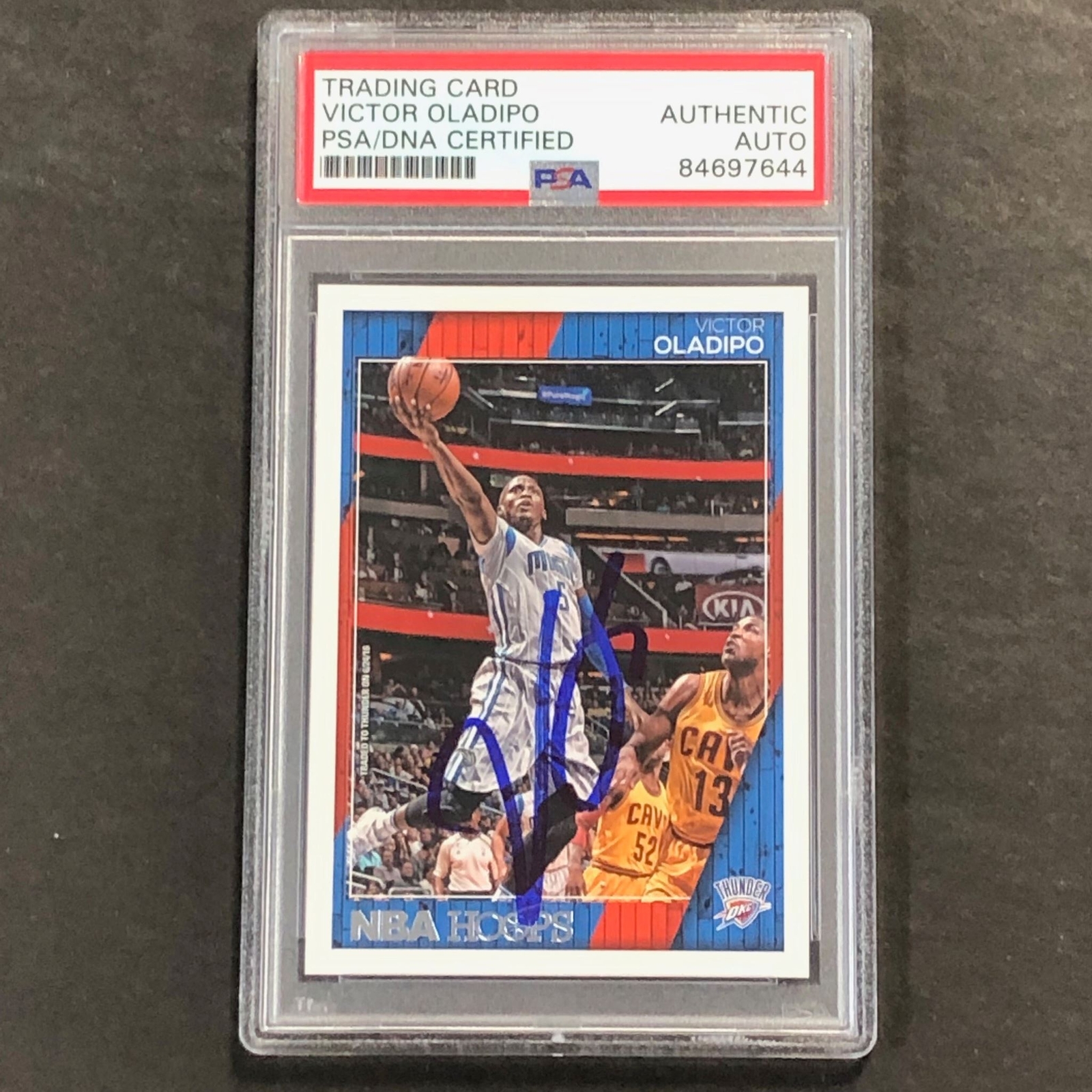 2016-17 Panini #75 Victor Oladipo AUTO signed card PSA/DNA Signed Thunder