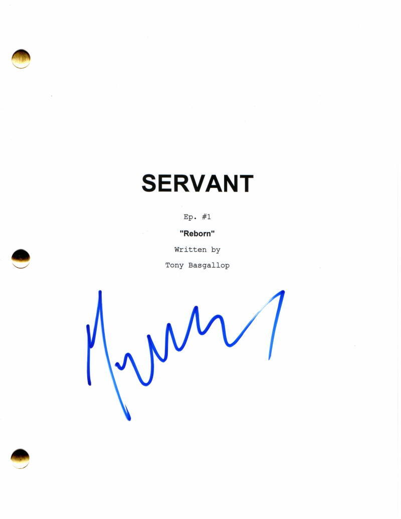 M NIGHT SHYAMALAN SIGNED AUTOGRAPH SERVENT FULL PILOT SCRIPT - W/ RUPERT GRINT
