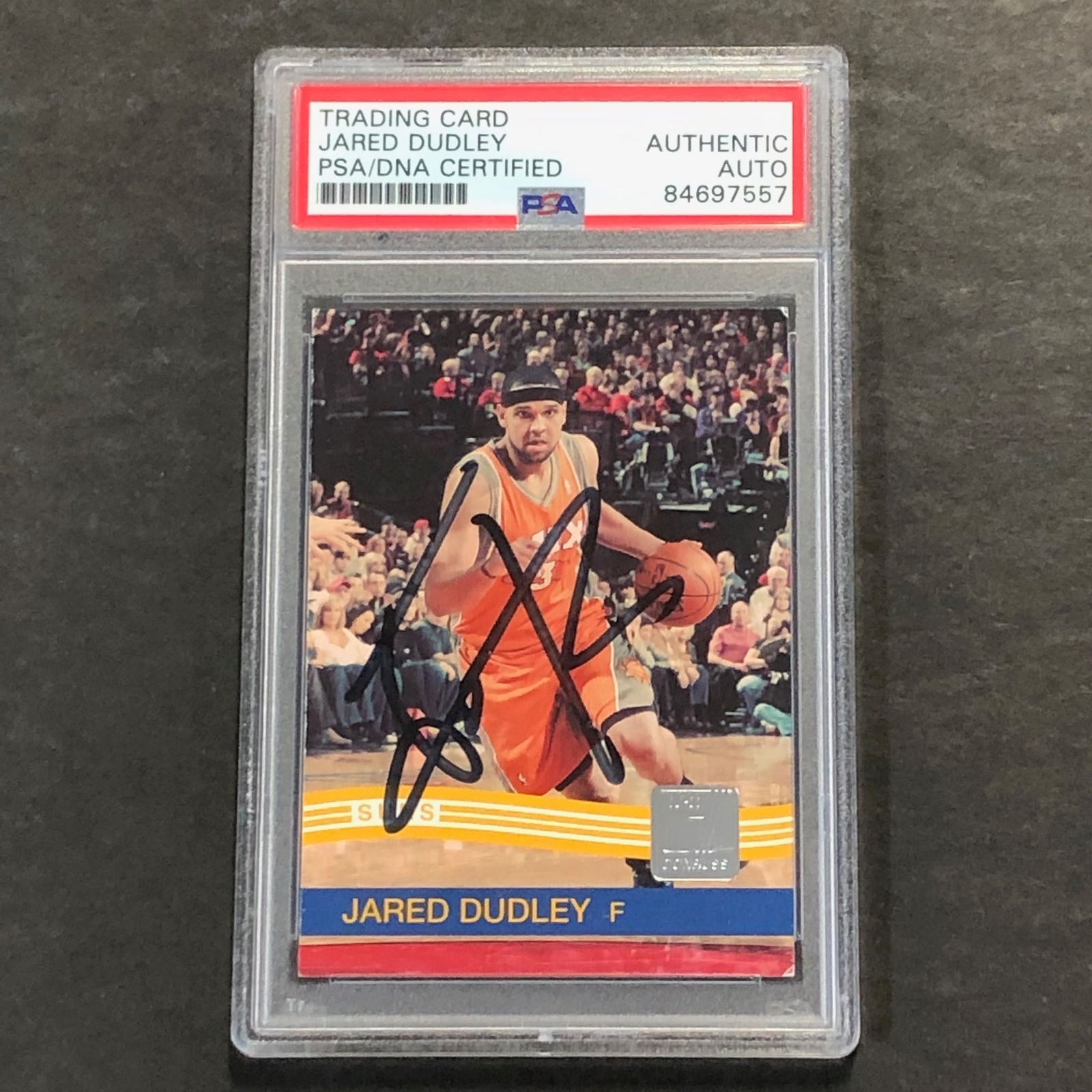 2009-10 Panini #218 Jared Dudley Signed Card PSA Slabbed Suns