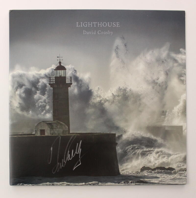 David Crosby Signed Autograph Album Vinyl Record - Lighthouse CSN CSNY Beckett