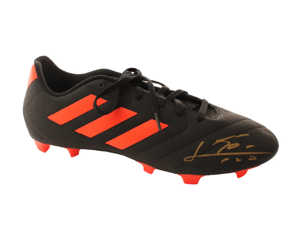Lionel Messi Signed Autograph Black Adidas Soccer Cleat Football Boot w/ Beckett