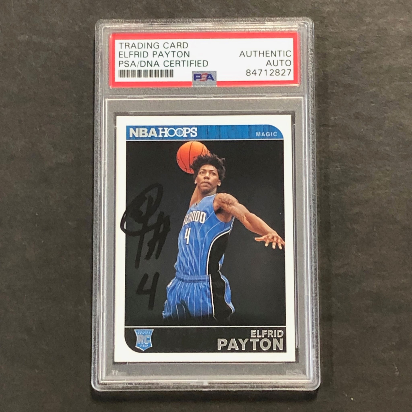 2014-15 NBA Hoops #270 Elfrid Payton Signed Card AUTO PSA/DNA Slabbed RC Magic