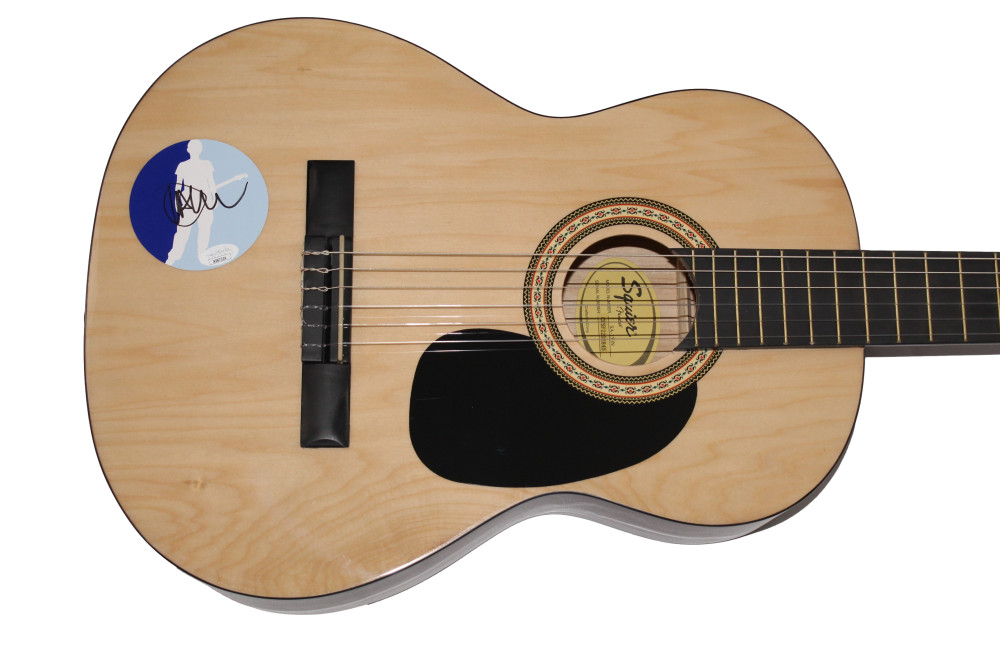 John Mayer Signed Autograph Fender Acoustic Guitar - Room for Squares w/ JSA COA