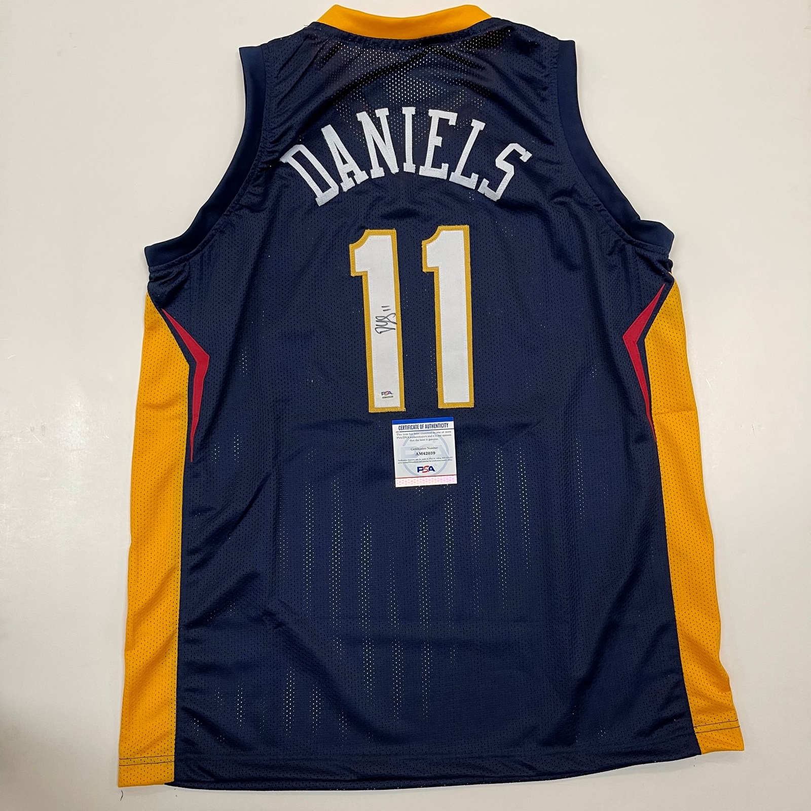 Dyson Daniels signed jersey PSA/DNA New Orleans Pelicans Autographed
