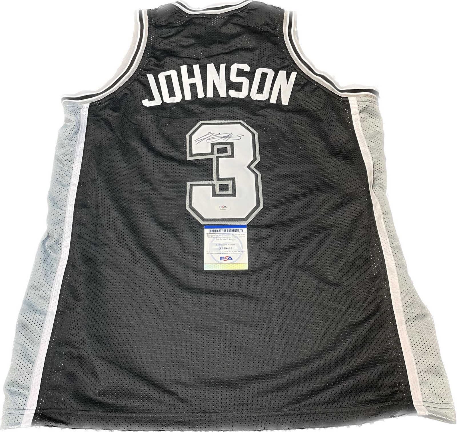 Keldon Johnson signed jersey PSA/DNA San Antonio Spurs Autographed
