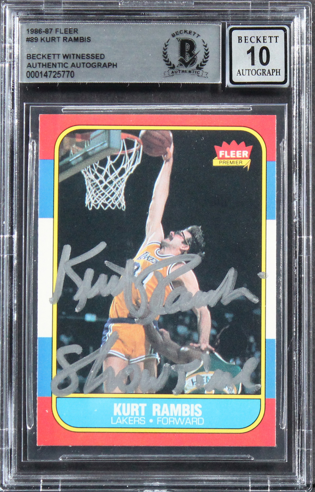 Lakers Kurt Rambis 