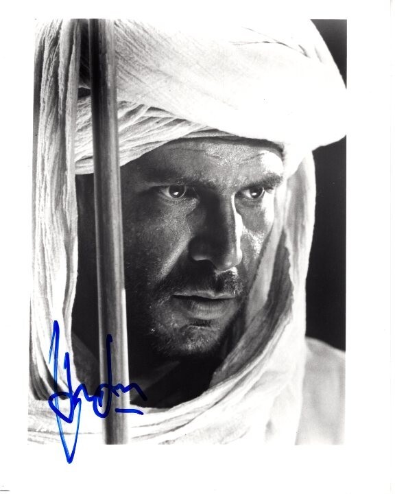 HARRISON FORD Signed 8x10 INDIANA JONES RAIDERS Photo w/ Hologram COA