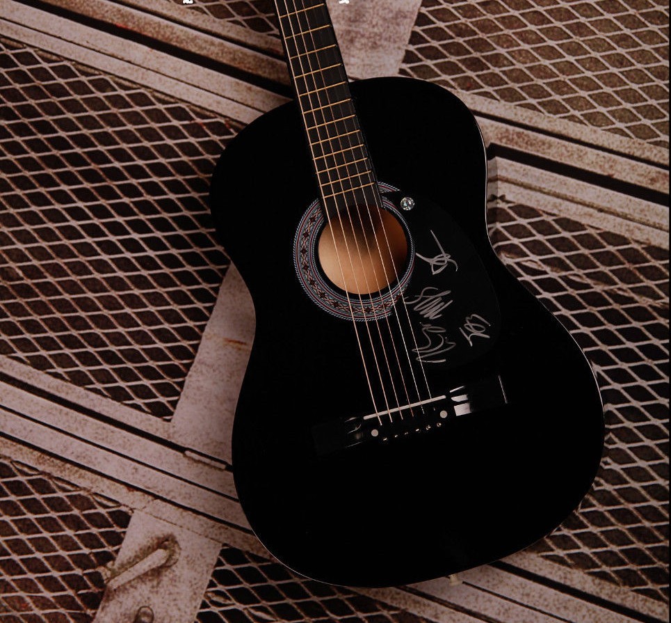GFA Best Day of My Life * AMERICAN AUTHORS * Signed Acoustic Guitar AD1 COA