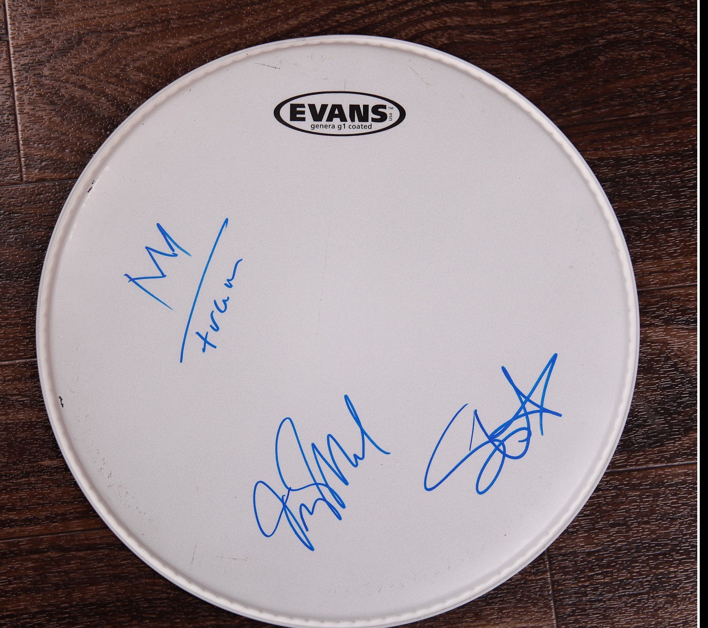 GFA Scott Underwood / Jimmy Stafford * TRAIN * Band Signed 13