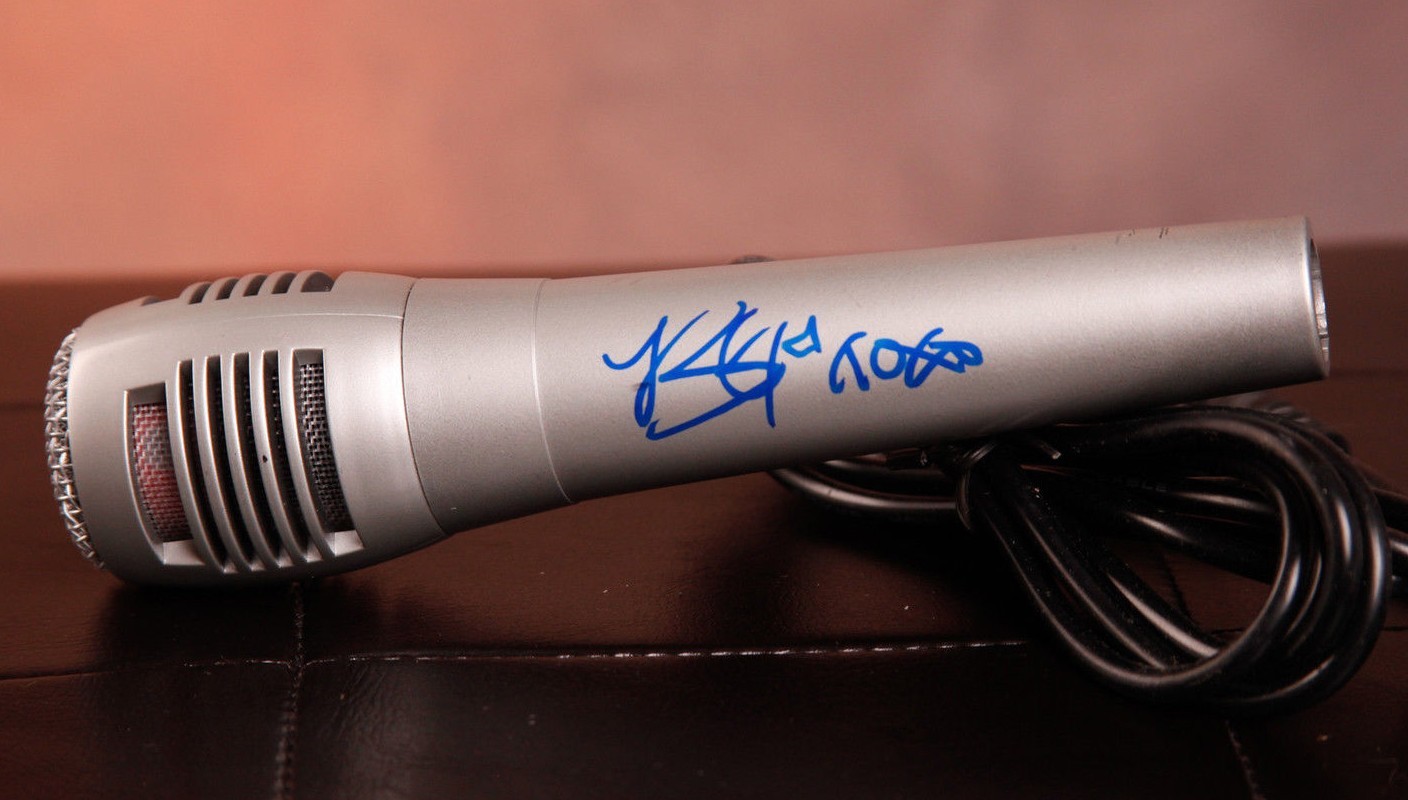 GFA Ameican Pop Star * BECKY G * Signed Microphone PROOF AD3 COA