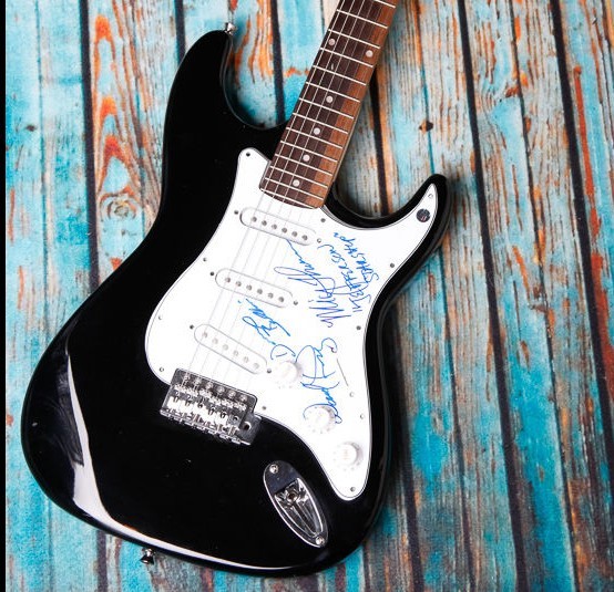 GFA Mickey Thomas Rock Band * JEFFERSON STARSHIP * Signed Electric Guitar COA