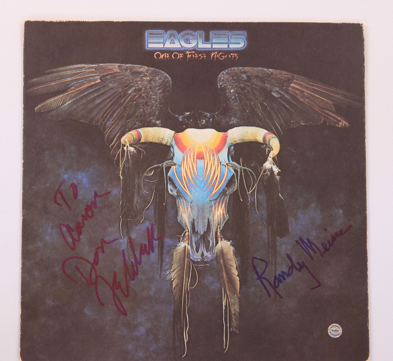 GFA Eagles * DON FELDER & RANDY MEISNER * Signed Vinyl Record Album AD2 COA