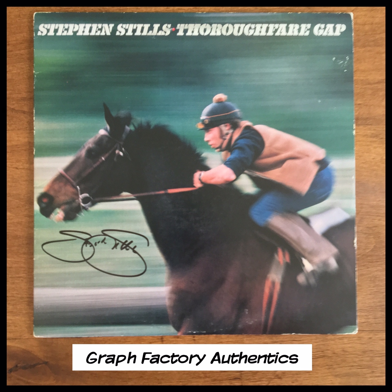 GFA Thoroughfare Gap Vinyl * STEPHEN STILLS * Signed Record Album S7 COA
