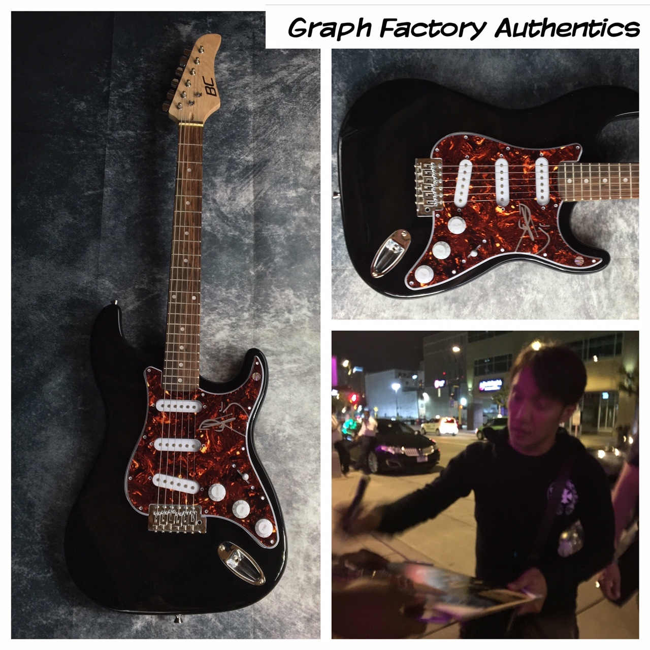 GFA Journey Frontman * ARNEL PINEDA * Signed Electric Guitar PROOF COA