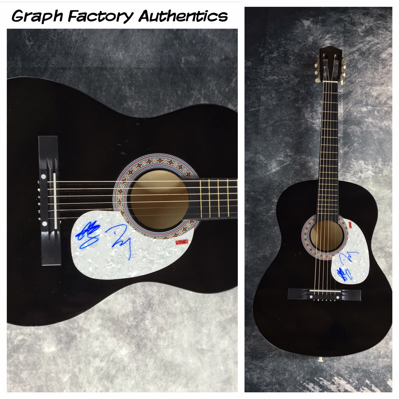 GFA Country Music Duo * LoCASH * Signed Acoustic Guitar AD2 COA