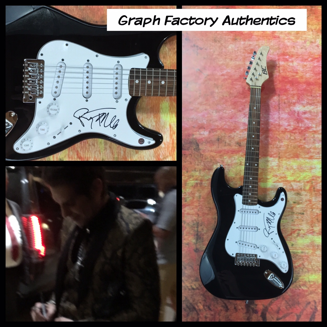 GFA Jane's Addiction * PERRY FARRELL * Signed Electric Guitar PROOF AD3 COA