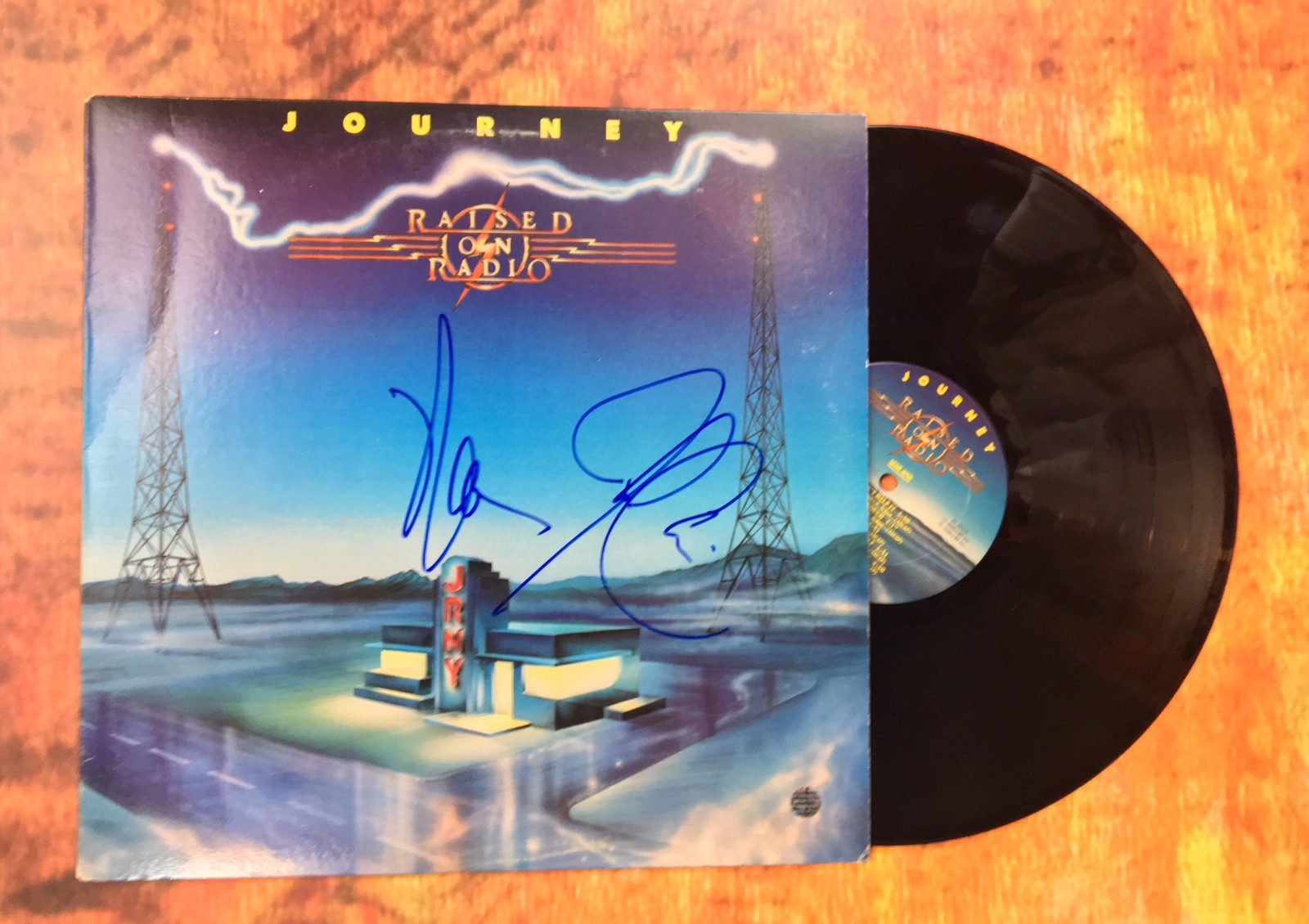 GFA Neal Schon & Jonathan Cain * JOURNEY * Signed Record Album PROOF AD5 COA