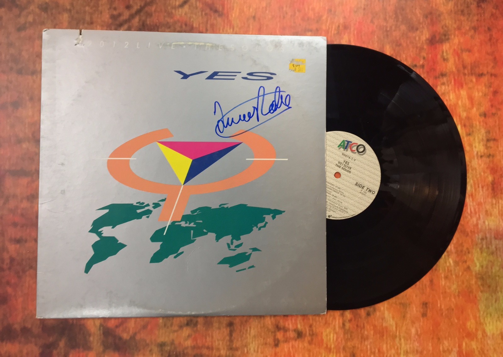 GFA YES Band Guitarist * TREVOR RABIN * Signed Autograph Record Album AD2 COA