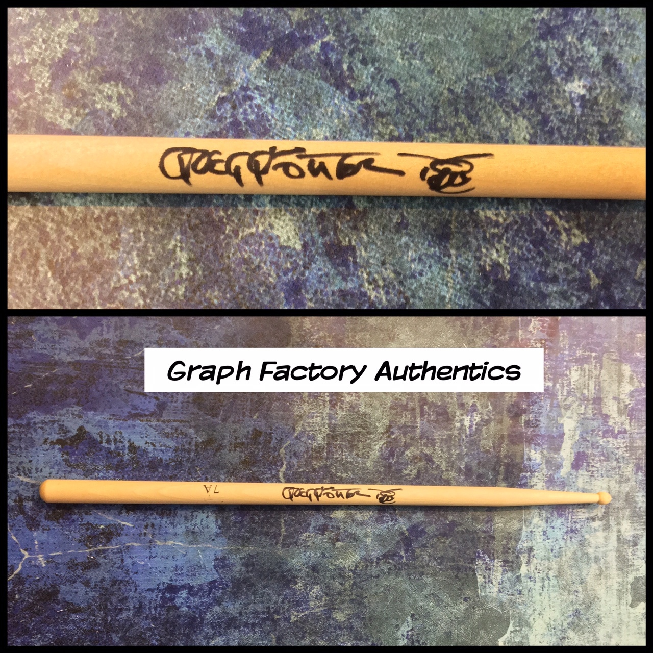 GFA BUDDY RICH BAND * GREGG POTTER * SIGNED AUTOGRAPHED DRUMSTICK AD2 COA COLLECTIBLE MEMORABILIA
