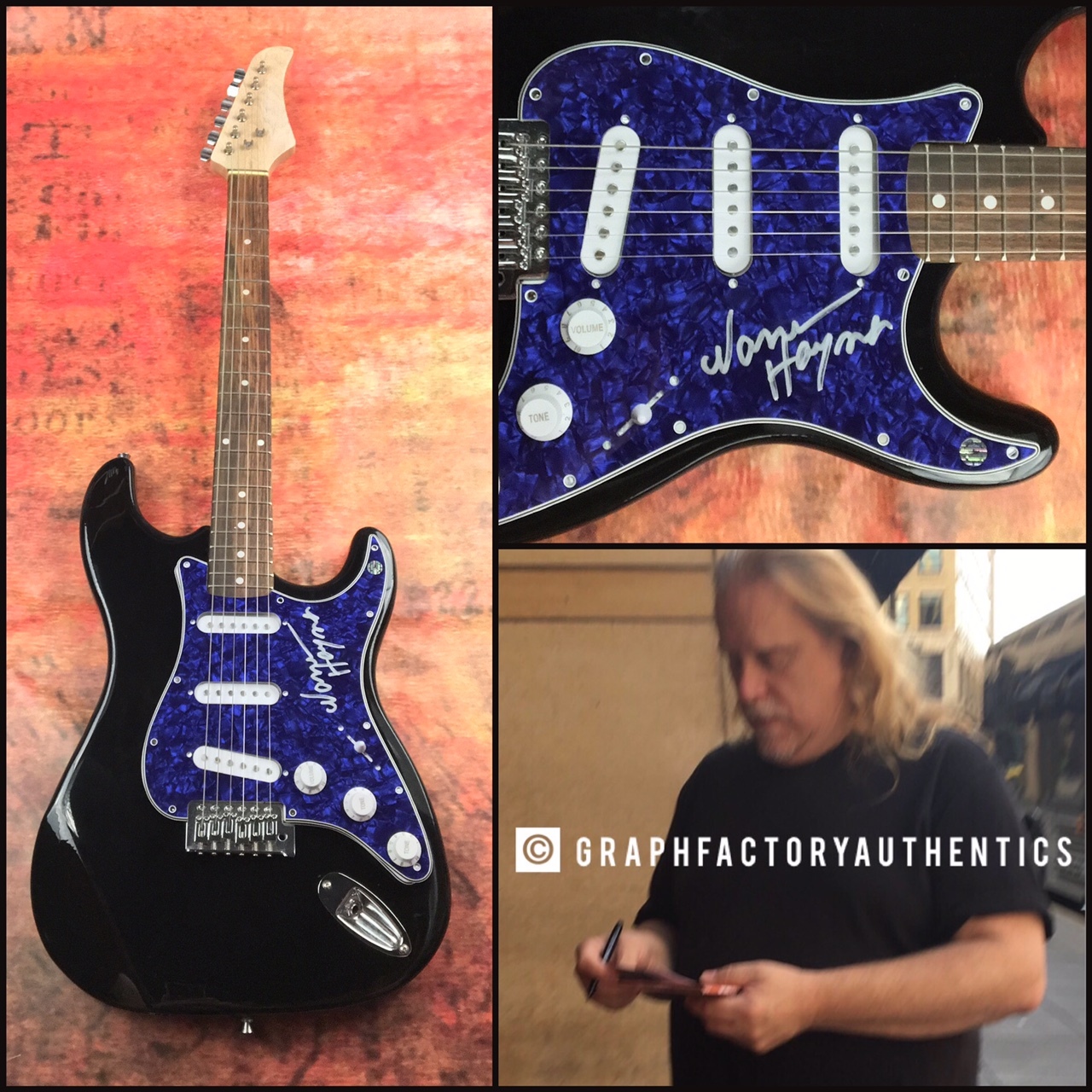 GFA The Allman Brothers * WARREN HAYNES * Signed Electric Guitar PROOF AD1 COA