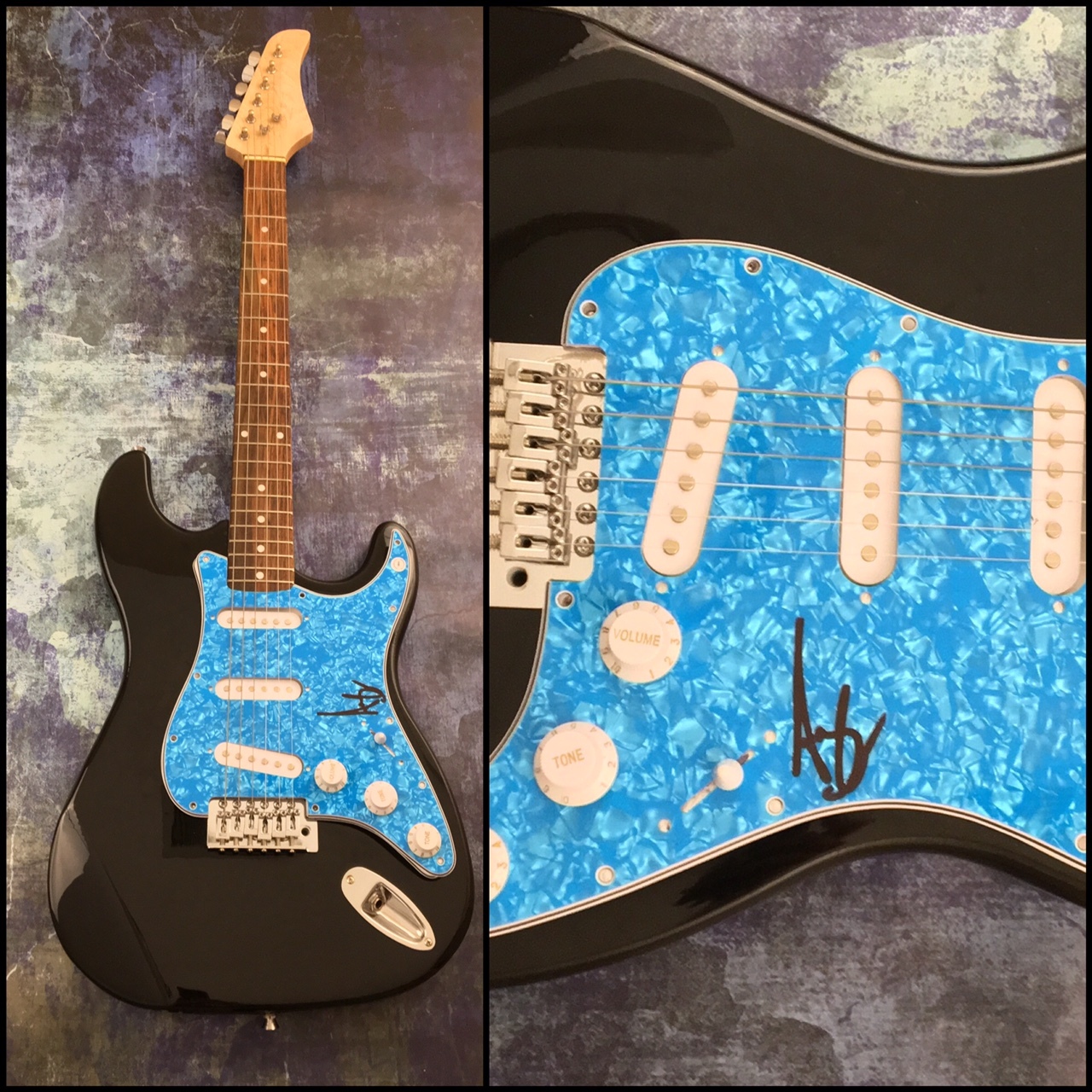 GFA Honey, I'm Good * ANDY GRAMMER * Signed Autographed Electric Guitar AD1 COA