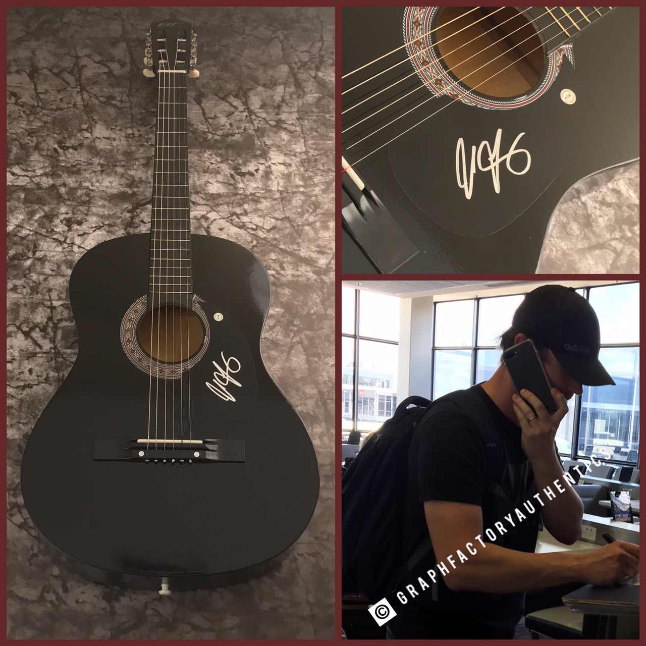 GFA Turn Around Guitarist * JONNY LANG * Signed Acoustic Guitar PROOF AD1 COA