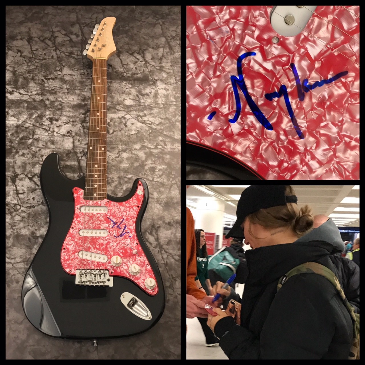 GFA Sexy Model Singer * NIYKEE HEATON * Signed Electric Guitar PROOF AD1 COA