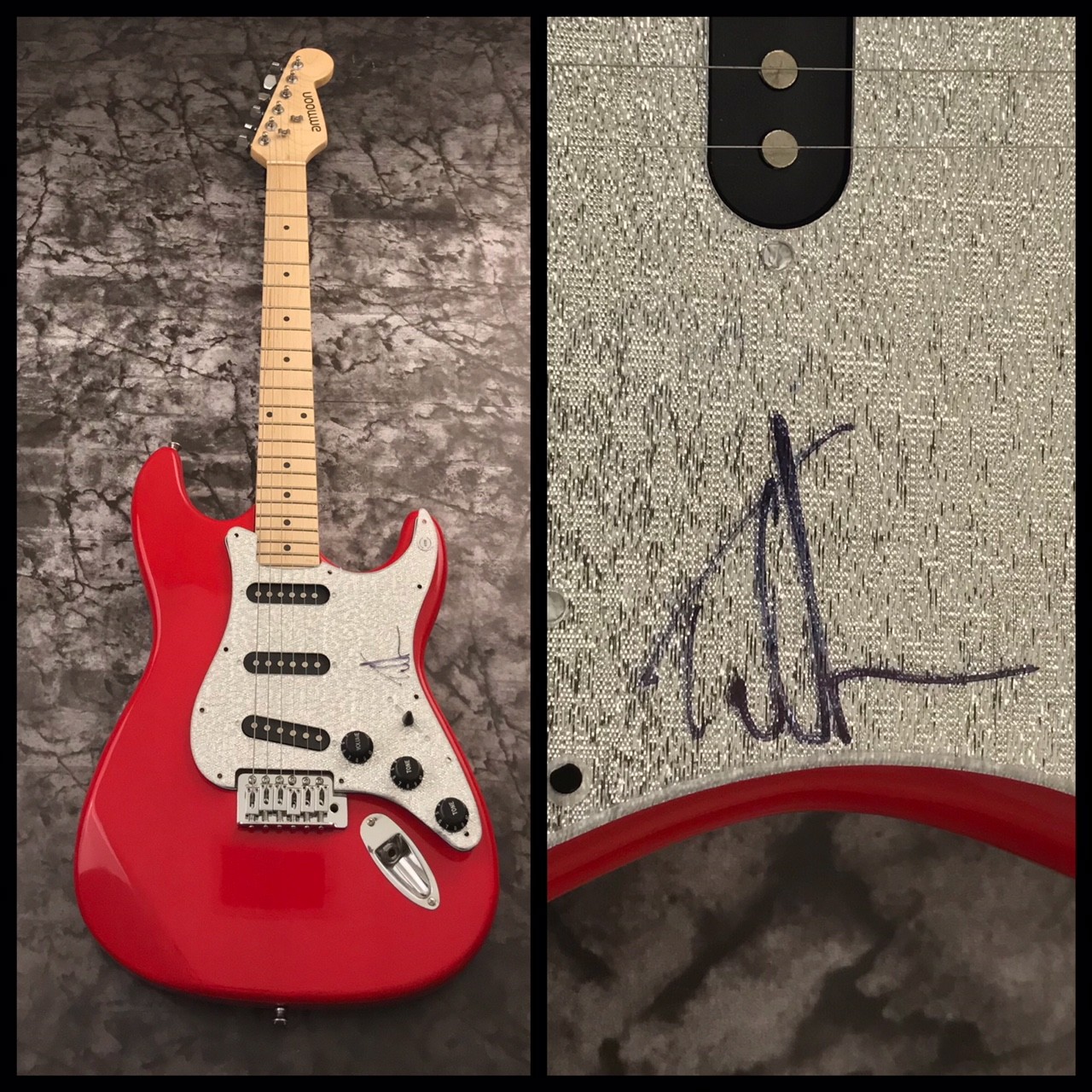 GFA Queens of the Stone Age * TROY VAN LEEUWEN * Signed Electric Guitar COA