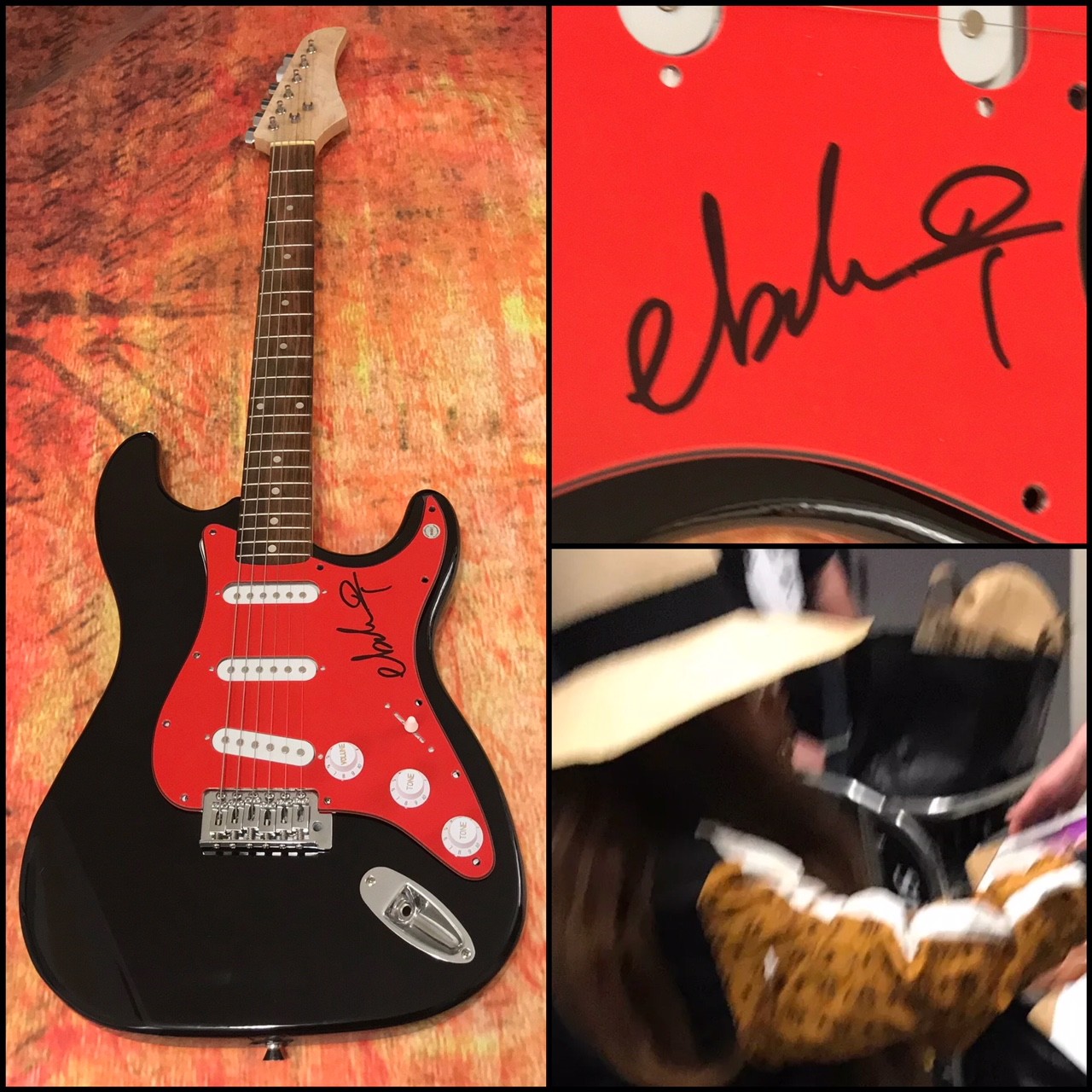 GFA Baduizm On & On Star * ERYKAH BADU * Signed Electric Guitar PROOF COA