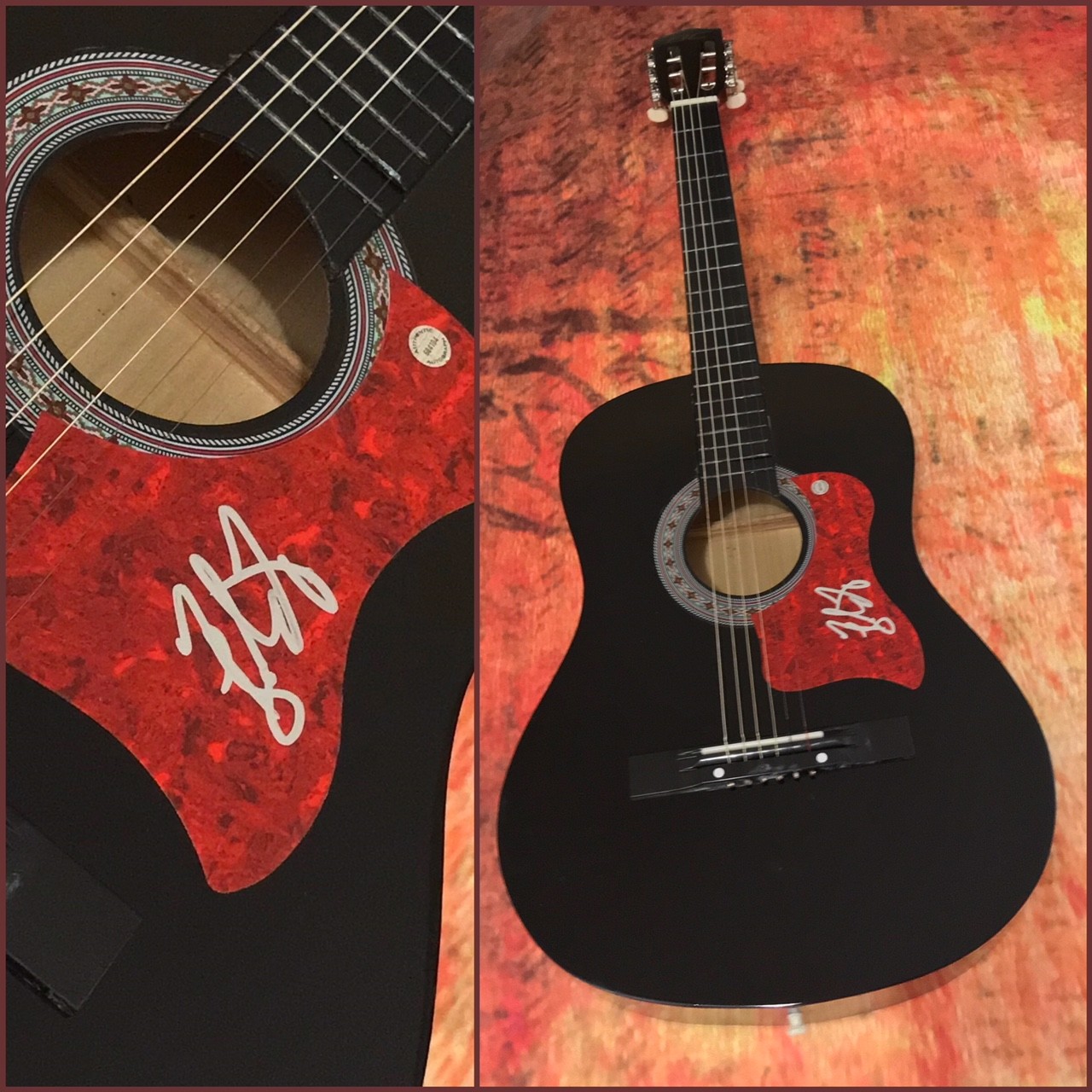 GFA Speakers, Bleachers and Preachers * BRANDON LAY * Signed Acoustic Guitar COA