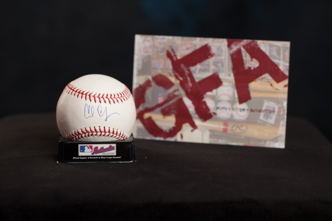 GFA Los Angeles Dodgers * CARL CRAWFORD * Signed MLB Baseball C2 COA