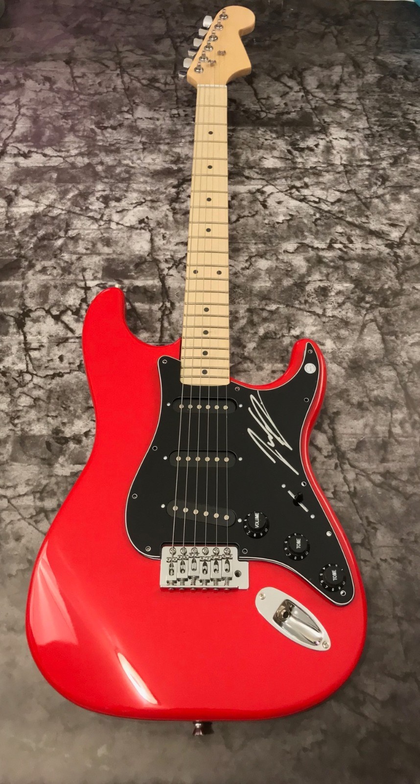 GFA Singles You Up * JORDAN DAVIS * Signed Autographed Electric Guitar AD1 COA