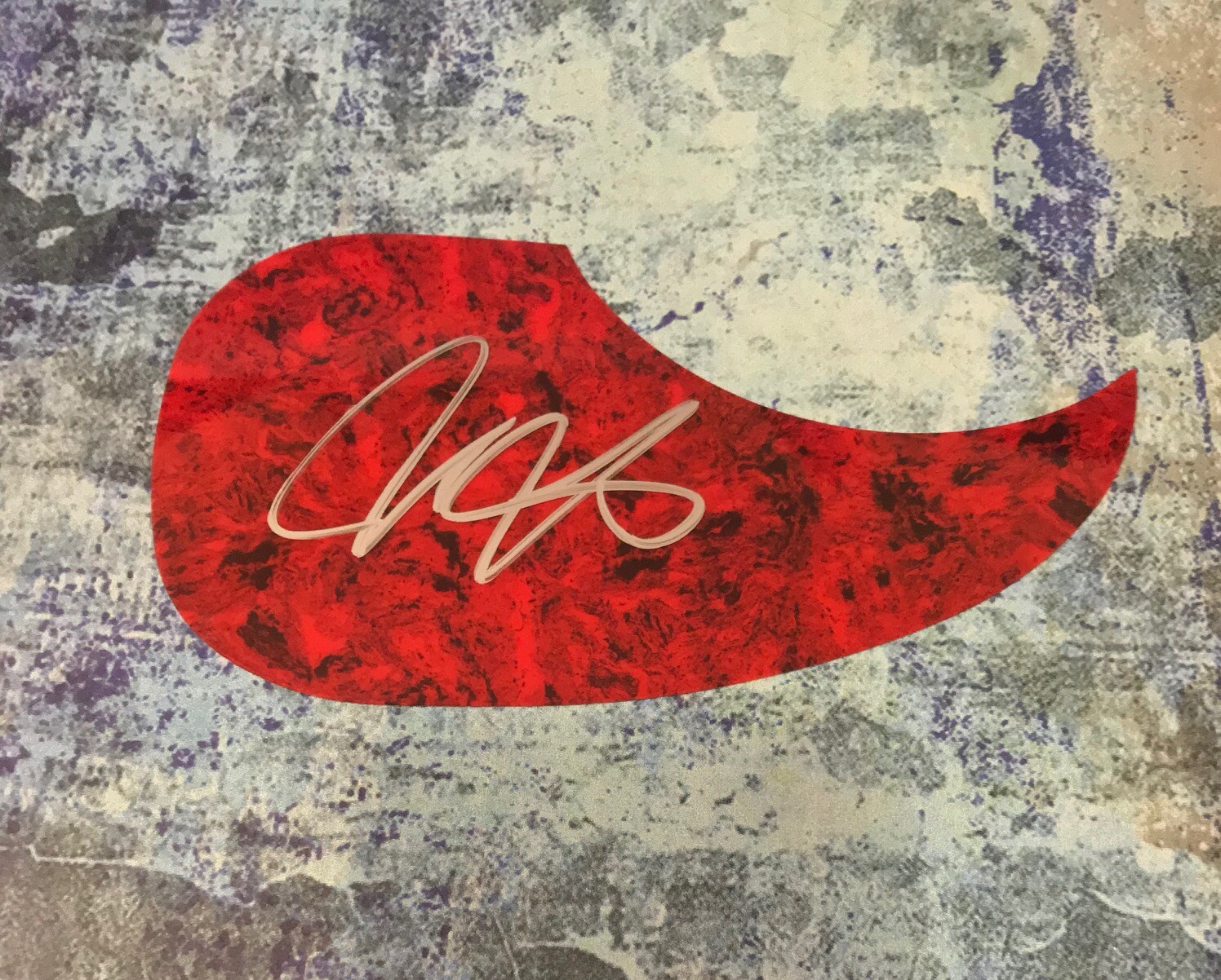 GFA Turn Around Guitarist * JONNY LANG * Signed Acoustic Pickguard COA